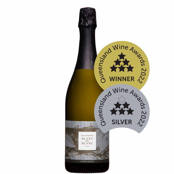 Clovely Estate Blanc de Blanc 2013. Queensland WIne Award Champion